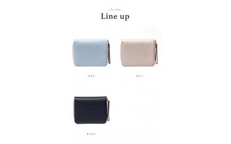 豊岡財布 TUTUMU ITA Z compact Wallet (SW201)スカイ
