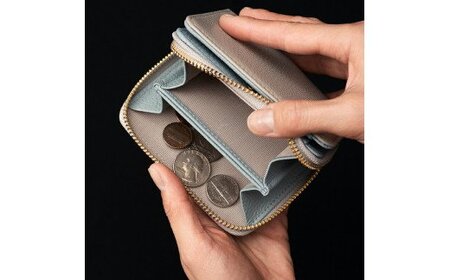 豊岡財布 TUTUMU ITA Z compact Wallet (SW201)グレー