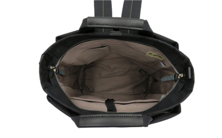 エコステップリュック (No.4006-01) ブラック / 木和田 リュック リュックサック 軽量 撥水 ポリエステル 高級 かばん カバン バッグ 鞄 手作り メンズ レディース 日本製