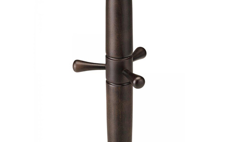 ナカタハンガー John Pole Hanger ジョン・ポールハンガー / ポール ハンガー 高さ 175cm スモークブラウン 木製 中田工芸 ハンガーフック 帽子掛け 洋服掛け 収納 スリム シンプル モダン インテリア 家具 おしゃれ 高級 クローク オフィス レストラン