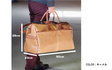 白化合皮 前2ポケット ボストン 黒 10438-01 / 平野鞄 ボストンバック トラベルバッグ 旅行カバン 両開きファスナー 2～3泊 旅行 出張 ゴルフ ジム レトロ ヴィンテージ おしゃれ 高級 豊岡製鞄 日本製 かばん カバン バッグ 鞄