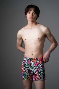 メンズ 下着 ショート トランクス Mサイズ 2枚 / 特別色 / 16 Blue paisley×17 Digital check / ZIVANE ジバン / 締め付け感の無い / 専用BOX付き アンダーウェア