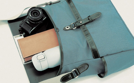 豊岡鞄 KANEDAITO RVKショルダーM 561011 ブルー / ショルダーバッグ 小物 仕分け シンプル デザイン メンズ レディース バッグ カバン かばん 鞄 服部