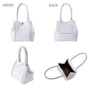 豊岡鞄スクエアトートCJTE-026（ホワイト）