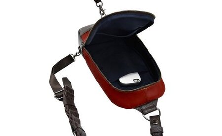豊岡鞄 ブルーム ボディバッグ(アカ)