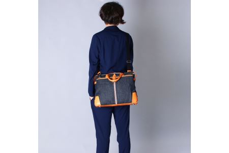 豊岡鞄 craftsmanship Selvedge Denim tradicion ネイビー 781206 / 木和田正昭商店 ブリーフケース 井原デニム ビジネスバッグ メンズ レディース ビジネス カジュアル カバン 鞄 バッグ A4ファイル収納 手持ち ショルダーベルト付属 2way