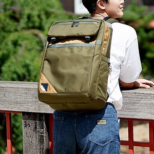 豊岡鞄 CIE BALLISTIC AIR SQUARE BACKPACK（071903）カーキ｜兵庫県