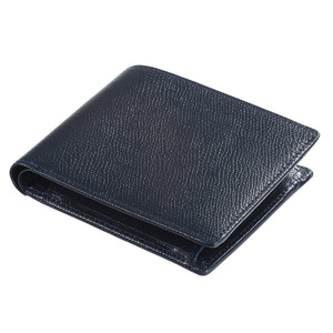 【豊岡財布】 craftsmanship バレキR2折ウォレット(CW002)(ネイビー)