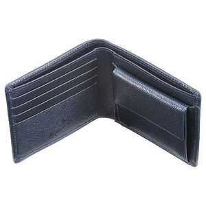 【豊岡財布】 craftsmanship バレキR2折ウォレット(CW002)(ネイビー)