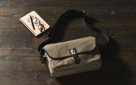 豊岡鞄 直帆布Lショルダー NEH006 ベージュ