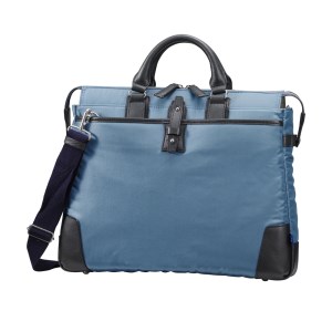 豊岡鞄　For The Blue Soft Briefcase Oブルー