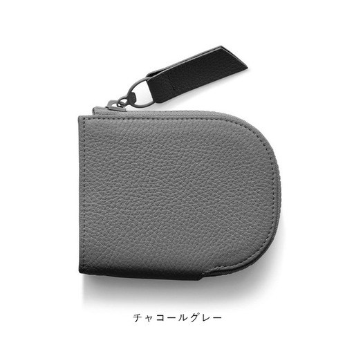 豊岡財布 Lジップウォレット CITE-008 チャコールグレー