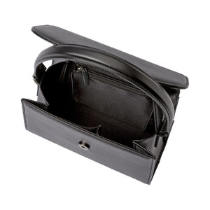 豊岡鞄　フォーマルバッグ前かぶせ HND03　ブラック
