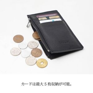 フラグメントケース【リッチブラウン】《 薄型 薄型カードケース ミニ財布 薄い財布 カードケース コインケース 小銭入れ ミニマリスト 小さい 財布 ロシアンカーフ 本革 》