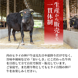 [父の日ギフト]神戸牛サーロインステーキ(200g×1枚)《自社牧場直送 国産 神戸牛 肉のヒライ サーロインステーキ 赤身 サーロイン ステーキ 牛肉 200グラム 和牛》