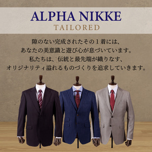 オーダースーツ(ウール/ポリエステル)＜上下セット＞《 オーダースーツ ビジネス 送料無料 オーダー 成人式 入社式 ギフト プレゼント 贈り物 》【2415Q05126】