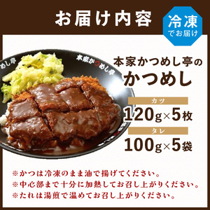 本家かつめし亭のかつめし(5食入り)《 かつめし 本家かつめし亭 デミグラスソース おいしい 洋食 おすすめ 》【2402I05601】