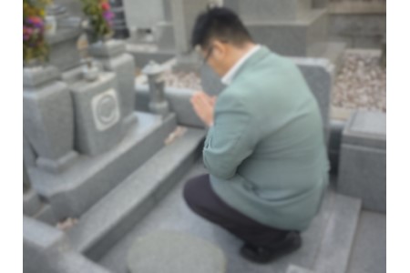 お墓のお参り代行サービス《 お盆 お墓掃除 お墓参り 掃除 》【2403L05503】