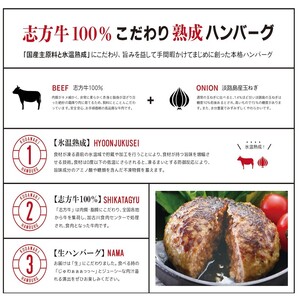 【国産】志方牛100%のこだわり熟成ハンバーグ150g×10個〈ハンバーグ 国産 牛肉 100% 牛 こだわり セット 冷凍 肉 惣菜 お取り寄せ グルメ おかず ギフト 送料無料〉