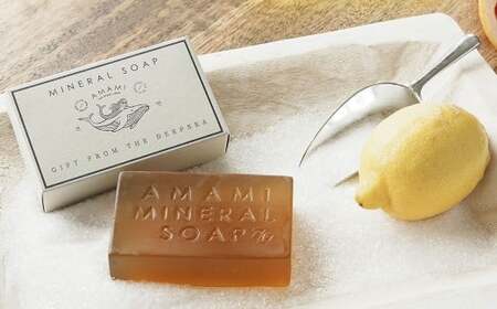 石鹸 ミネラル ソープ AMAMI 3個 セット 石鹸 パラペン無添加