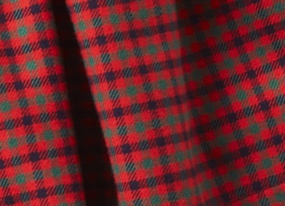 【ファミリア】110cm XF 赤系 スカート（240382）