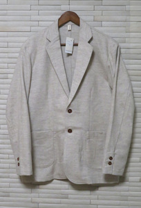 播州織 メンズシャツジャケット 【和心衣・カゲヤマ】（55-20）　ベージュ・ＬＬサイズ