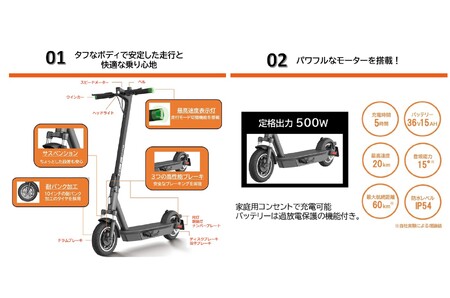 【特定小型原付モデル】公道走行が可能な電動キックボード KS6 PRO グレー【ハセガワモビリティ×YADEA】（550-3）