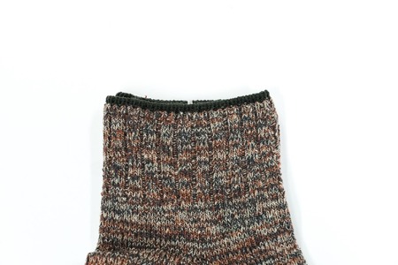 播州織靴下 Silk Noil Socks by ”SAYUU"(09-43) くつした 靴下 くつ下 播州織 織物 衣類 ファッション おしゃれ 服 Mサイズ(25~27cm)