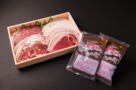 【冬季限定】猪肉250ｇ＆ぼたん鍋用味噌１袋（150ｇ）