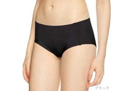 レディース【Smoon】シームレスショーツ1枚(05-2) Mサイズ・BK