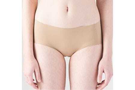 レディース【Smoon】シームレスショーツ1枚(05-2) Mサイズ・BK