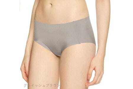 レディース【Smoon】シームレスショーツ1枚(05-2)　Lサイズ・GRBR