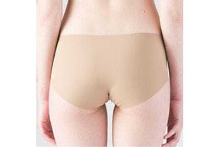 レディース【Smoon】シームレスショーツ1枚(05-2)　Lサイズ・GRBR