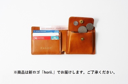 【horii.】ベーシックウォレット  (ネイビー) ～鞄職人が手掛ける～ (44-39)