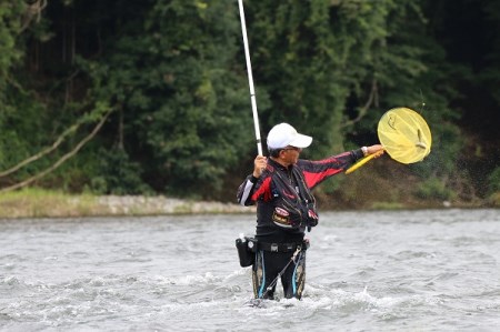 【日本製・鮎竿】サンテック FM-X AYU SG 超硬コロガシ 90  198-1