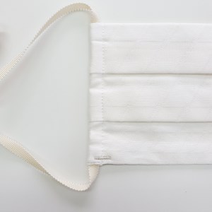 洗えるマスク　KASHIホワイト  【ＰＯＬＳ】 播州織(07-9)