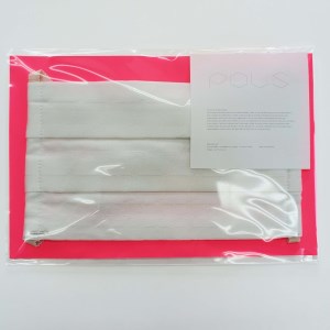 洗えるマスク　KASHIホワイト  【ＰＯＬＳ】 播州織(07-9)