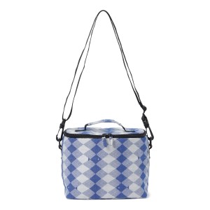 播州織オリジナルデザインハンディバッグ(17-30) ブルー