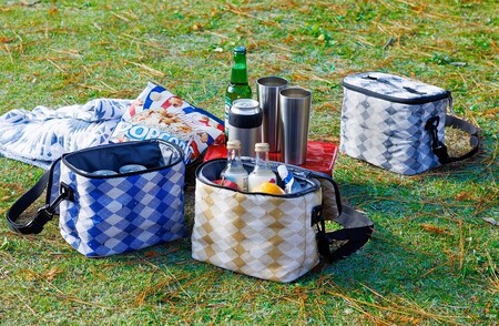 播州織オリジナルデザインハンディバッグ（17-30）　グレー