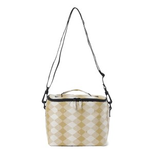 播州織オリジナルデザインハンディバッグ（17-30）　ベージュ