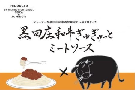 《ビーフカレー&ミートソース各2食》黒田庄和牛ぎゅぎゅっとセット (06-43)