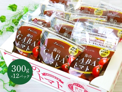 ストレス社会にぴったり！機能性表示食品 霧のGABAトマト 300ｇ×12パック（20-52）