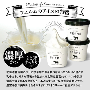 【3か月定期便】とよとみ牛乳ソフトクリーム【ショコラミックス 120ml×12個】　【MilkCafe and Zakka ferme(フェルム)】