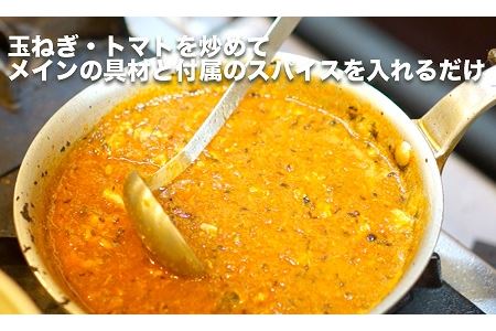 スパイスカレーが簡単に作れるキット (KANTAN spice SET)