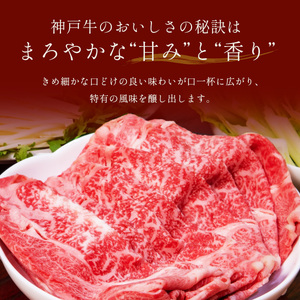 【和牛セレブ】神戸牛　すき焼き&しゃぶしゃぶセット【肩ロース500g】