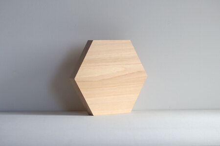 檜 六角形のまな板 カッティングボード キッチン雑貨