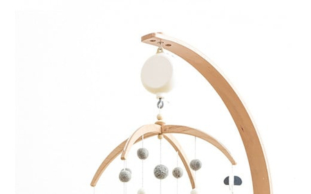 HOPPL（ホップル）ベビーメリーセット（おはな・ホワイト）+オルゴール