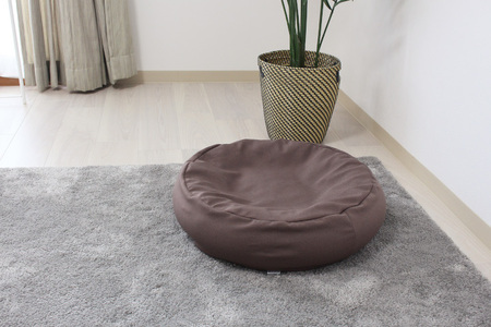 MOGU 雲にのるペットソファ〈ラウンド〉GY（グレー）