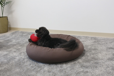 MOGU 雲にのるペットソファ〈ラウンド〉GY（グレー）