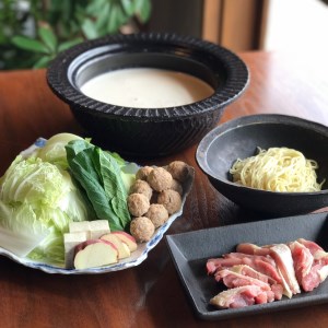 鶏白湯スープ 薩摩地鶏の白鍋セット